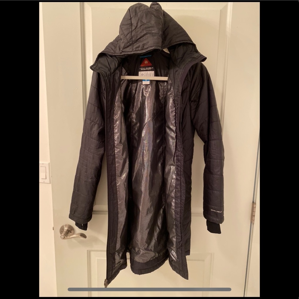 Columbia Long Hooded Jacket omni-heat